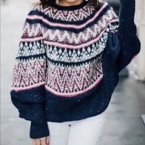 NWT Sleeping on Snow Midland Sweater Anthropologie